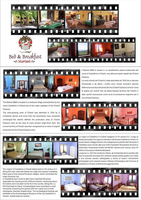 Mariani Bed&Breakfast Castellina in Chianti Exterior photo